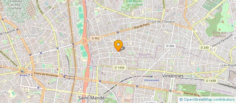 localisation de l'entreprise MADAME GAELLE PERRIN à MONTREUIL