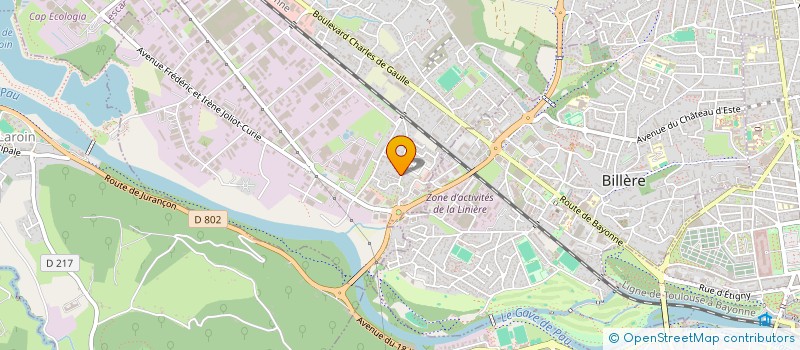 localisation de l'entreprise MADAME GAELLE PHILIPPE  LONS