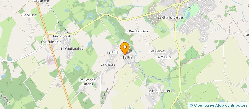 localisation de l'entreprise MADAME GAELLE PICARD  LE BIGNON