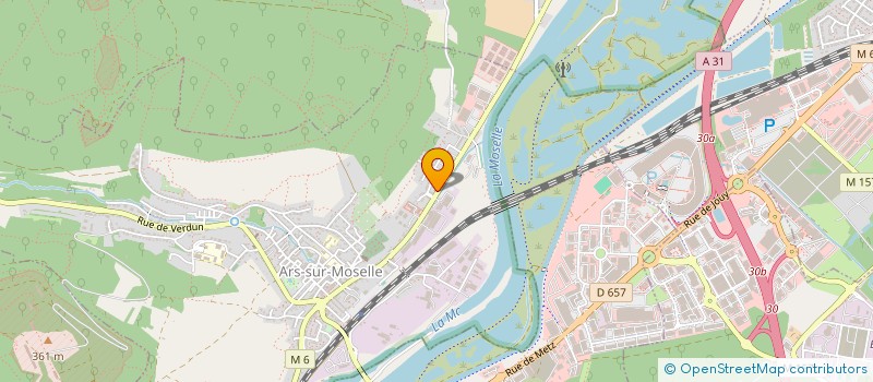 localisation de l'entreprise MADAME GAELLE PICHELIN  ARS-SUR-MOSELLE