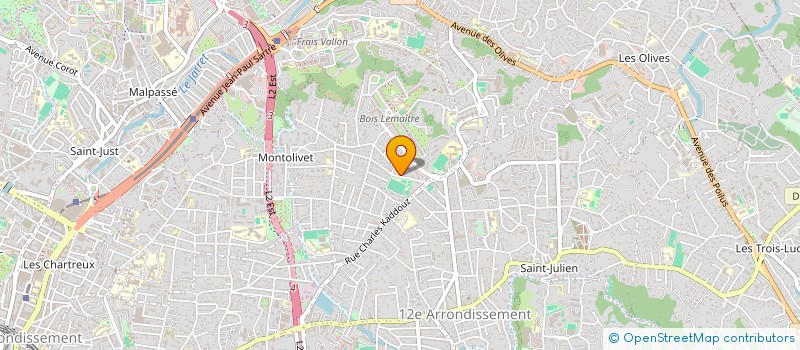 localisation de l'entreprise MADAME GAELLE PIERRE à MARSEILLE