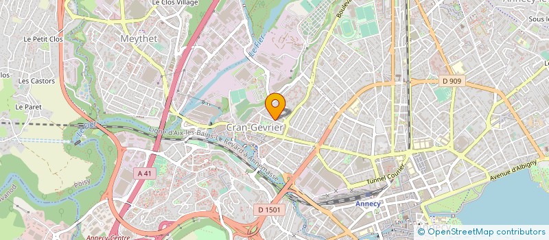 localisation de l'entreprise MADAME GAELLE PIETTE à ANNECY