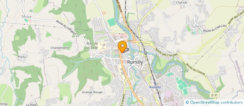 localisation de l'entreprise MADAME GAELLE PILON  RUMILLY