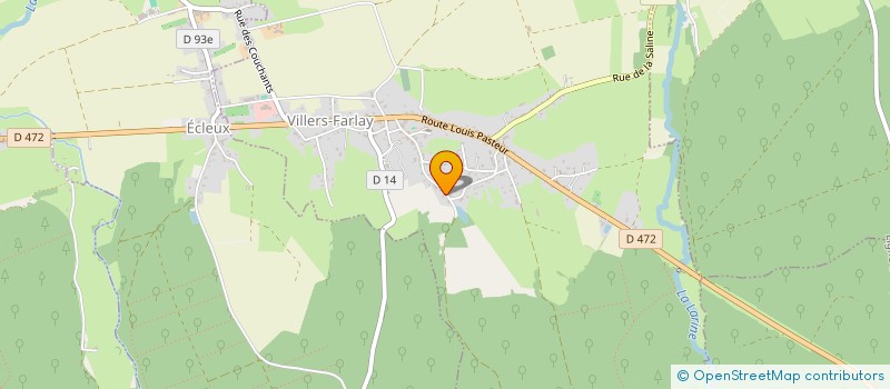 localisation de l'entreprise MADAME GAELLE PIN  VILLERS-FARLAY