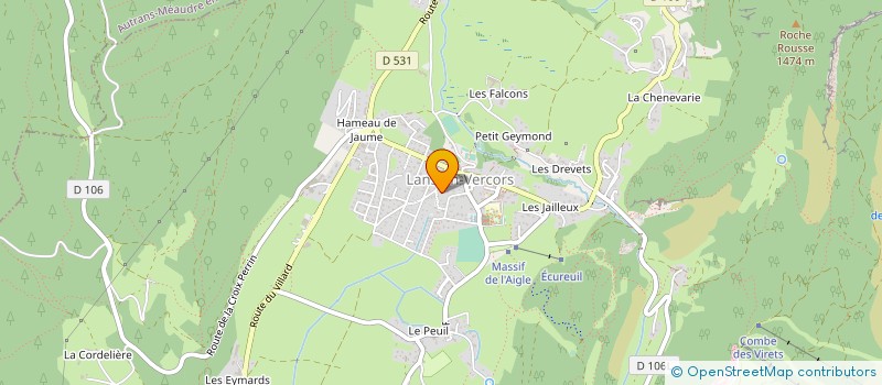 localisation de l'entreprise MADAME GAELLE PION  LANS-EN-VERCORS