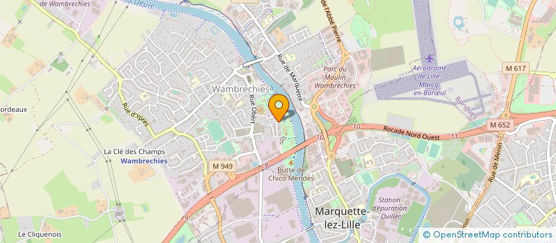 localisation de l'entreprise MADAME GAELLE PODEVIN  WAMBRECHIES