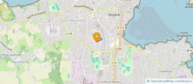 localisation de l'entreprise MADAME GAELLE POIRIER à DINARD