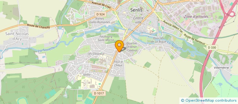 localisation de l'entreprise MADAME GAELLE POIROT  BORAN-SUR-OISE