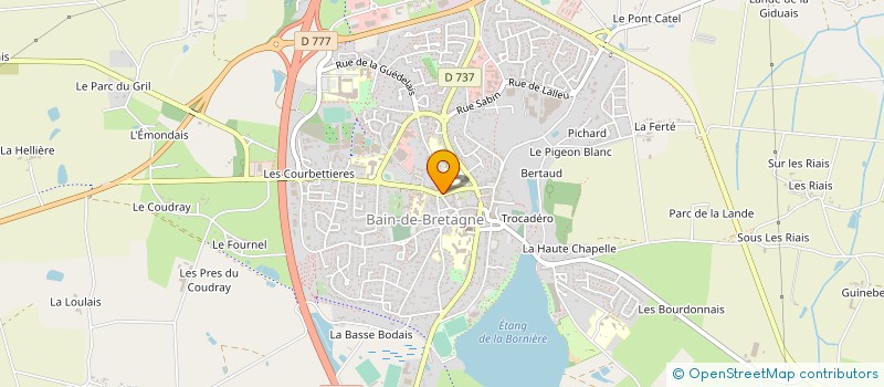 localisation de l'entreprise MADAME GAELLE POIRRIER à BAIN-DE-BRETAGNE