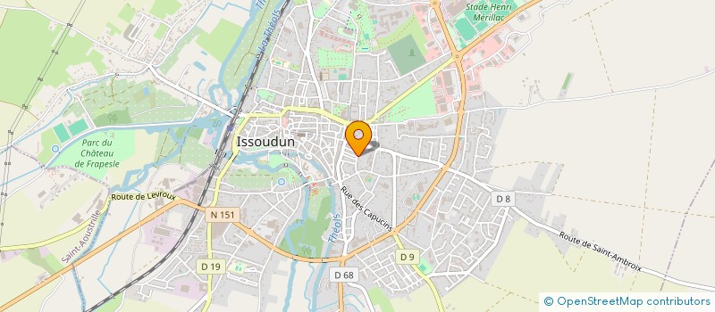 localisation de l'entreprise MADAME GAELLE POREE à ISSOUDUN