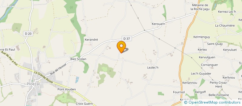 localisation de l'entreprise MADAME GAELLE POSNIC  PLOEZAL