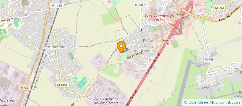 localisation de l'entreprise MADAME GAELLE POULAIN  VENDEVILLE