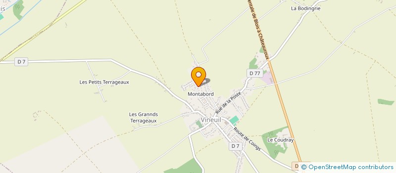 localisation de l'entreprise MADAME GAELLE POULIQUEN à VINEUIL