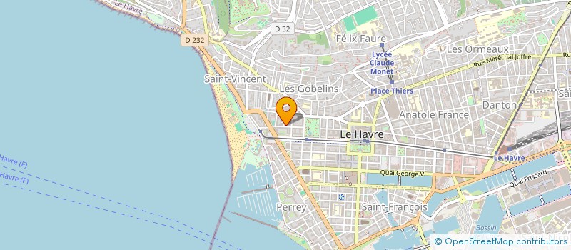 localisation de l'entreprise MADAME GAELLE POUPEL à LE HAVRE