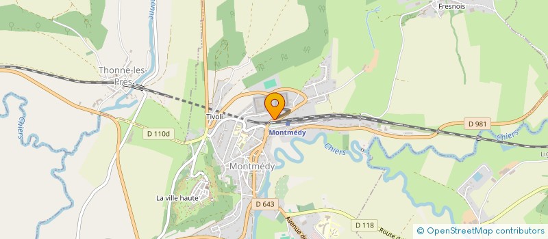 localisation de l'entreprise MADAME GAELLE PREVOT à MONTMEDY