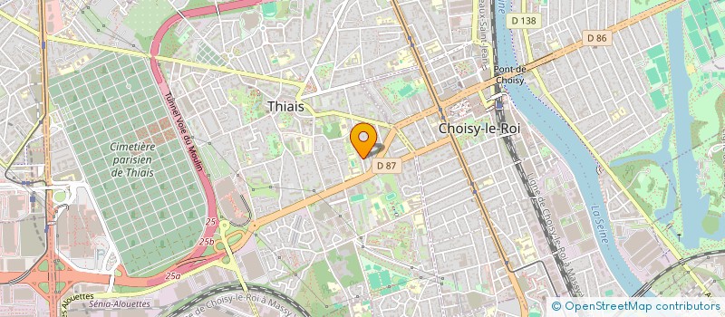 localisation de l'entreprise MADAME GAELLE PRUDENCIO  THIAIS