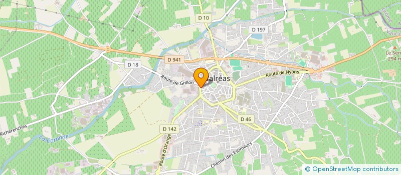 localisation de l'entreprise MADAME GAELLE PRUDHOMME à VALREAS
