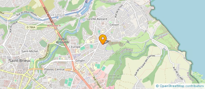 localisation de l'entreprise MADAME GAELLE QUEFFURUS à SAINT-BRIEUC