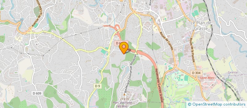 localisation de l'entreprise MADAME GAELLE QUIDET à GRASSE