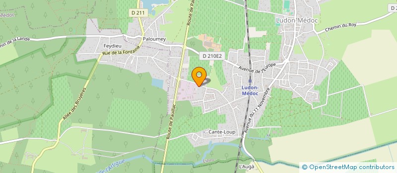 localisation de l'entreprise MADAME GAELLE RAGOT  LUDON-MEDOC