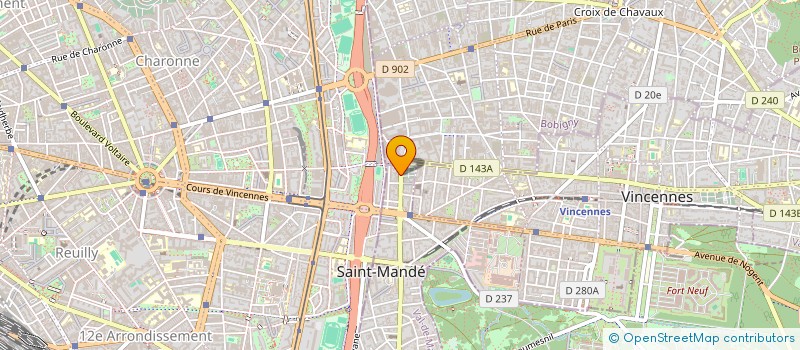 localisation de l'entreprise MADAME GAELLE RAINGLAS à SAINT-MANDE