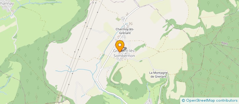 localisation de l'entreprise MADAME GAELLE RAVELET  GRENANT-LES-SOMBERNON