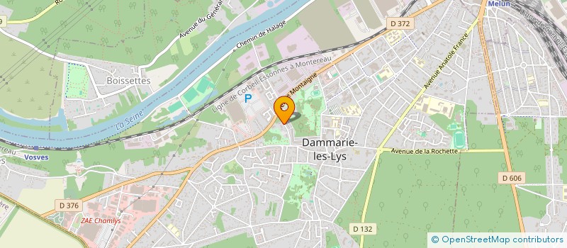 localisation de l'entreprise MADAME GAELLE RENARD à DAMMARIE-LES-LYS