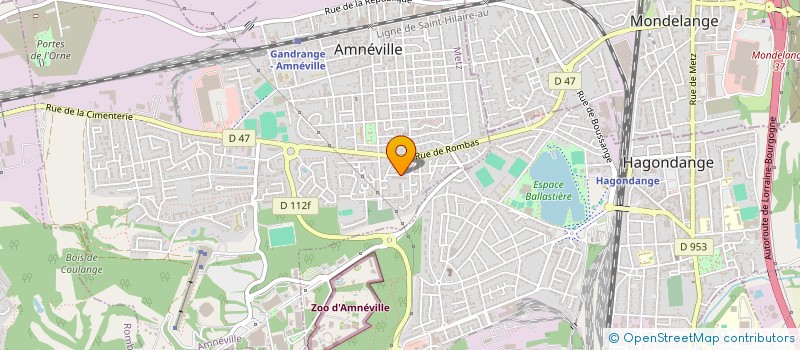 localisation de l'entreprise MADAME GAELLE RENKES  AMNEVILLE