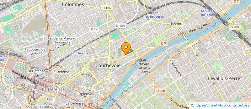 localisation de l'entreprise MADAME GAELLE RENOUX à COURBEVOIE