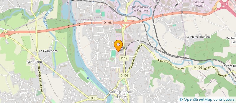 localisation de l'entreprise MADAME GAELLE REY  SAINT-JUST-SAINT-RAMBERT