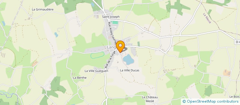 localisation de l'entreprise MADAME GAELLE RIBIERE à LE MENE