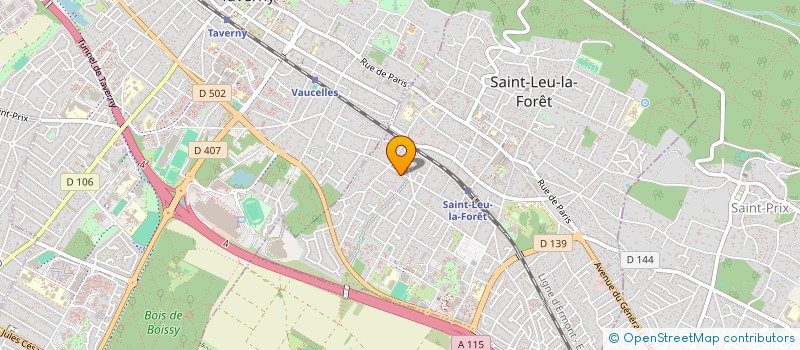 localisation de l'entreprise MADAME GAELLE RIGAUX à SAINT-LEU-LA-FORET