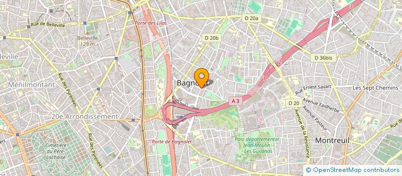 localisation de l'entreprise MADAME GAELLE RIOU  BAGNOLET