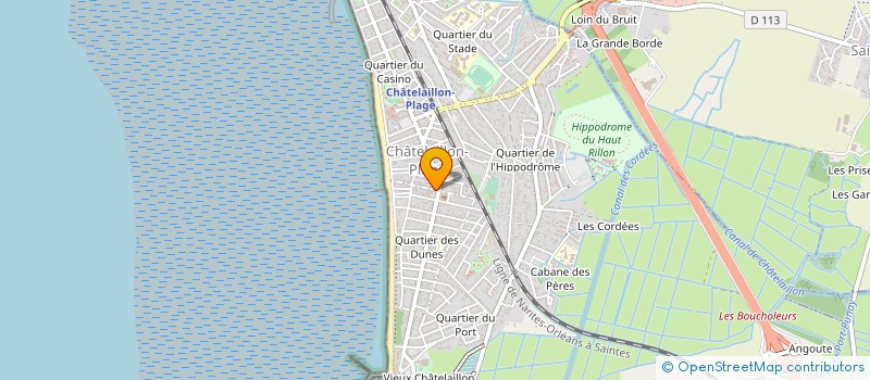 localisation de l'entreprise MADAME GAELLE RIVALLAIN à CHATELAILLON-PLAGE