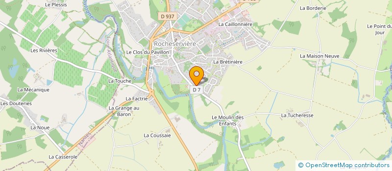 localisation de l'entreprise MADAME GAELLE RIVERON  ROCHESERVIERE