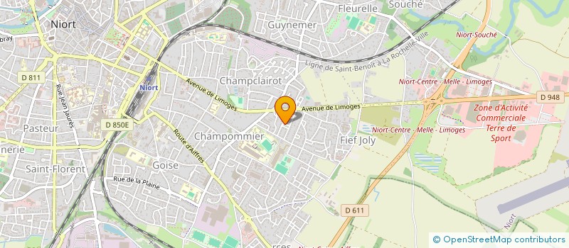 localisation de l'entreprise MADAME GAELLE ROBERT à NIORT