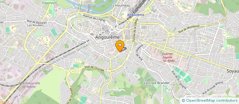 localisation de l'entreprise MADAME GAELLE ROBERT à ANGOULEME