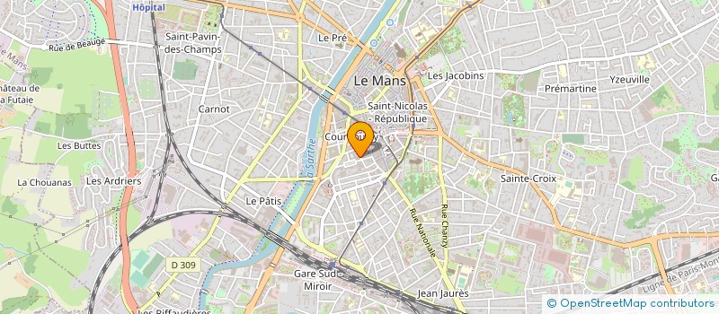 localisation de l'entreprise MADAME GAELLE ROCHY  LE MANS