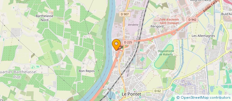 localisation de l'entreprise MADAME GAELLE ROFFLER  LE PONTET