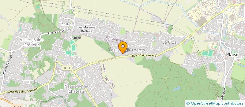 localisation de l'entreprise MADAME GAELLE ROLLET  PLAISIR