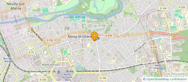 localisation de l'entreprise MADAME GAELLE ROQUES à NOISY-LE-GRAND