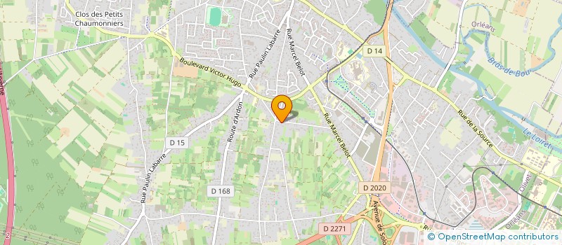 localisation de l'entreprise MADAME GAELLE ROSELLIER à OLIVET