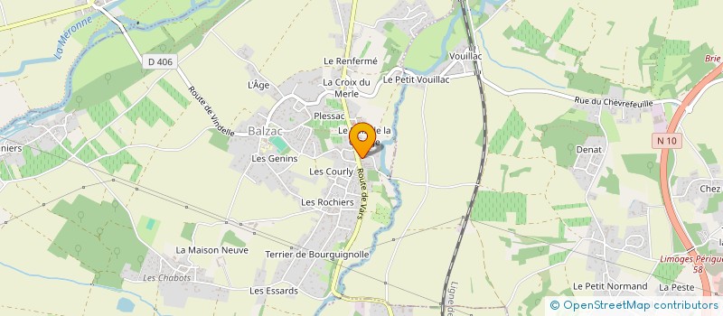 localisation de l'entreprise MADAME GAELLE ROUBY  BALZAC