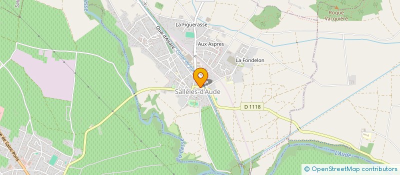 localisation de l'entreprise MADAME GAELLE ROUCH  SALLELES-D'AUDE