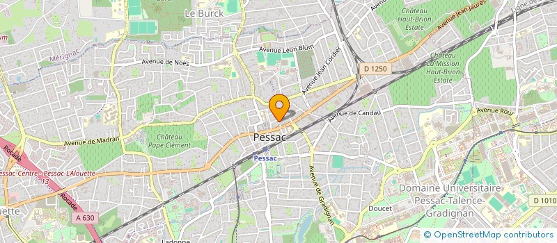 localisation de l'entreprise MADAME GAELLE ROUQUETTE  GRADIGNAN