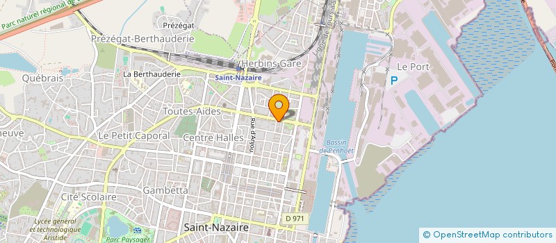 localisation de l'entreprise MADAME GAELLE ROUQUIE à SAINT-NAZAIRE