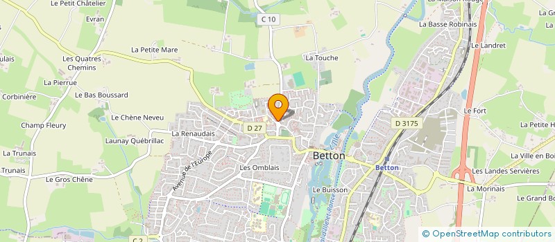 localisation de l'entreprise MADAME GAELLE ROUSSEL à BETTON