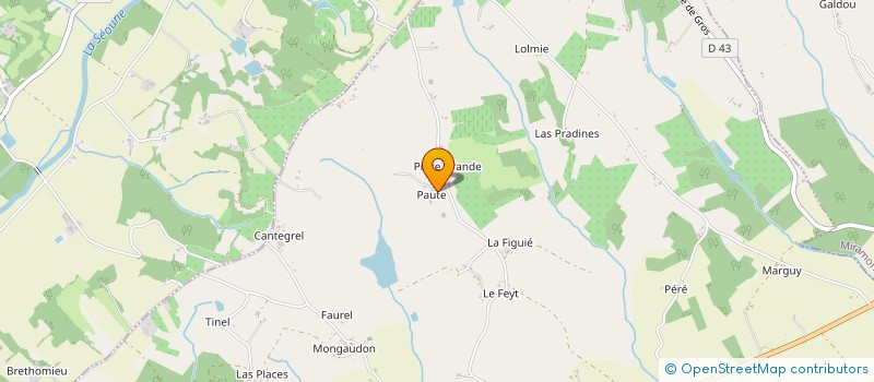 localisation de l'entreprise MADAME GAELLE ROUSSET à SAINT-NAZAIRE-DE-VALENTANE