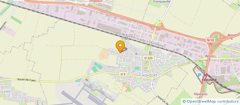 localisation de l'entreprise MADAME GAELLE ROUZIN  CARPIQUET