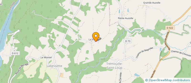 localisation de l'entreprise MADAME GAELLE ROZIER  LABESSETTE